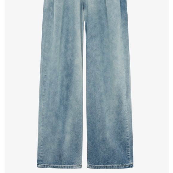 The Frankie Shop Blue Wide Leg Jeans - Picture 6 of 9